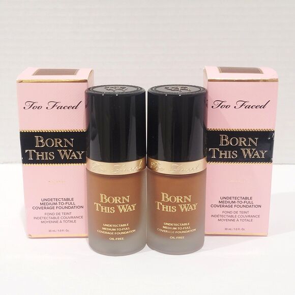 Too Faced Born This Way Undetectable Medium to Full Foundation 1.0 Oz TIRAMISU - Picture 1 of 12